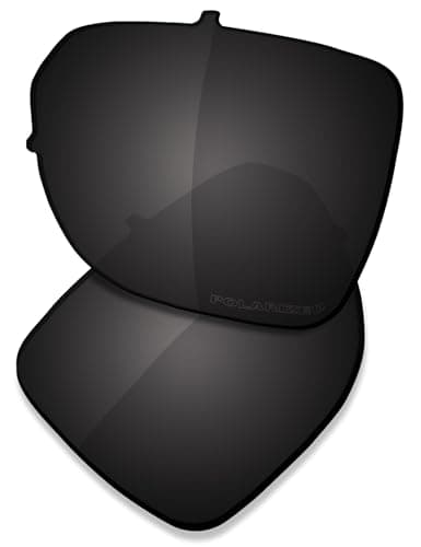 Image of Saucer Premium Replacement Lenses for Oakley Castel OO9147 Sunglasses High Defense - Carbon Black Polarized