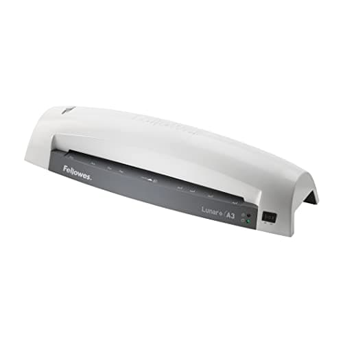 Image of Fellowes Lunar Jam Free A3 Laminator Machine for Home Use - 4 Minute Warm Up Time – 80-125 Micron – White