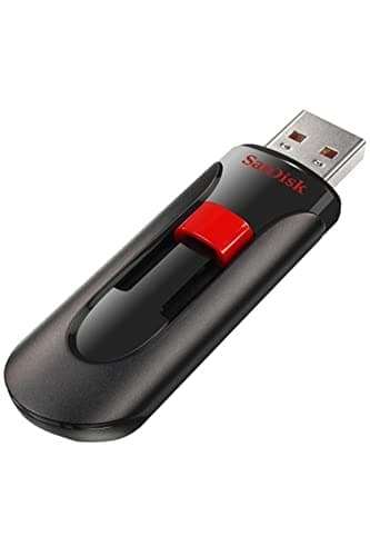 Image of SanDisk Cruzer Glide 64 GB USB Flash Drive USB 2.0, Black & Red