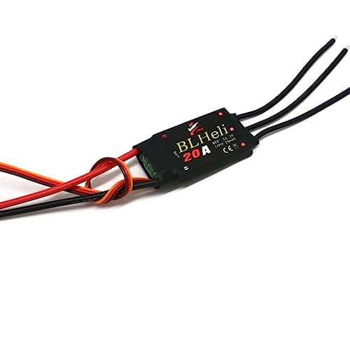 Image of Brushless ESC 12A 20A 30A 40A 50A 60A 80A with UBEC for Quadcopter Aircraft Model Fixed Wing Multi-axis DIY FPV RC Drone (UK-HRLH250-20A)