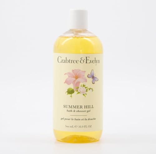 Image of Crabtree & Evelyn Summer Hill 500ml Floral Shower and Bath Gel