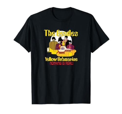 Image of The Beatles - Yellow Submarine Nothing Is Real! T-Shirt