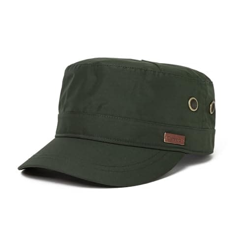 Image of Comhats Cotton Mens Army Cap Military Caps for Men, UPF 50 Army Hat Baseball Cap, Breathable & Adjustable & Lightweight, Green XXL