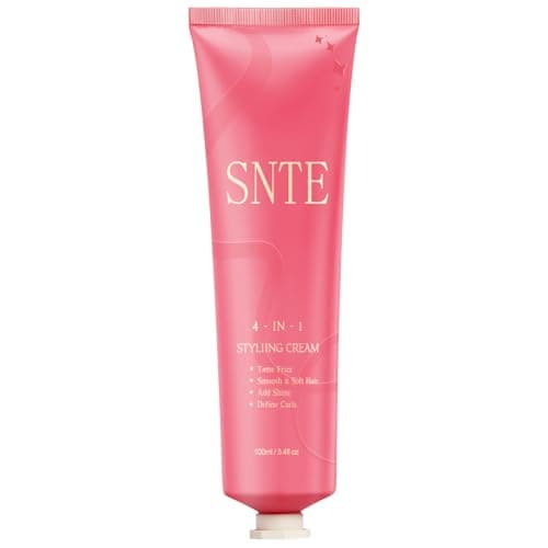 Image of 4 in 1 Styling Cream, Anti Frizz Hair Cream, Tames Flyaway Hair, Enhances Shine - No Chemical, Non Greasy, Women & Kids