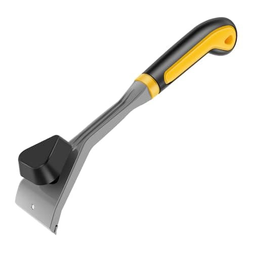 Image of Heavy Duty Carbide Scraper, Ergonomic Paint Scraper Tool with Non-Slip Handle, Multi-Purpose Scraper for Removing Paint, Glue, Rust, Varnish, Stains on Wood, Floor, Wall, Tile, Glass, Metal, Concrete