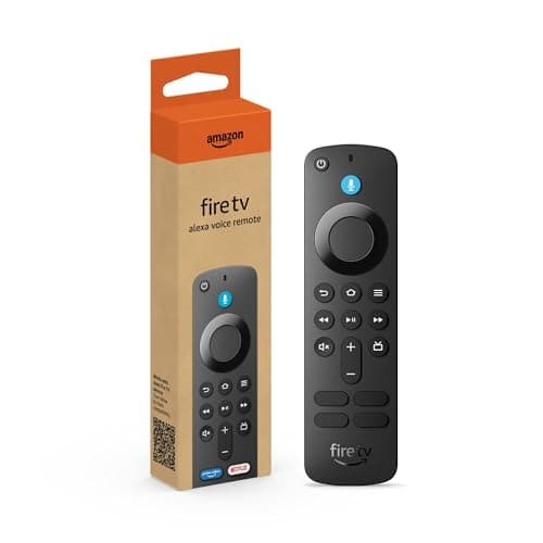 Image of Amazon Made Fire TV Alexa Voice Remote with TV controls, requires compatible Fire TV device