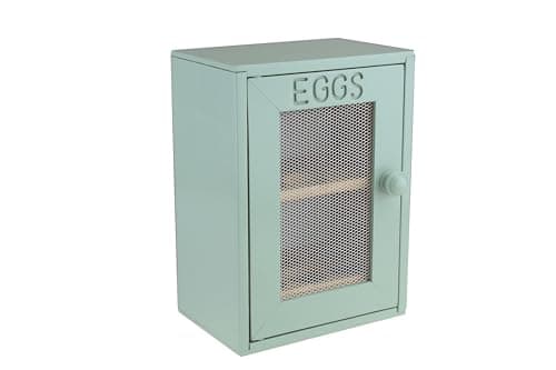 Image of Apollo Wood Egg Cabinet, Mint/Green