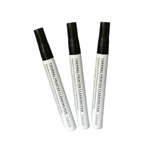 Image of MagiDeal 3 Pieces Thermal Printer Cleaning Pen Universal Card Quickly Removing Printhead Cleaning Pen Repair Pens for Print Head