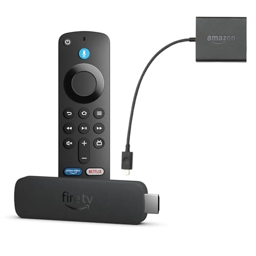 Image of Amazon Fire TV Stick 4K Plus + Amazon Ethernet Adapter