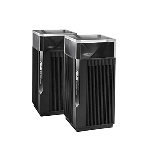 Image of ASUS ZenWiFi Pro ET12 AXE11000 Tri-Band WiFi 6E Mesh System (2 pack), Coverage up to 6000 sq ft, Subscription-free Network Security, Advanced Parental Controls, Instant Guard, VPN, Dual 2.5G Ports