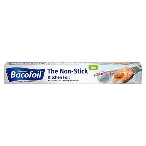 Image of Bacofoil Non-Stick Kitchen Foil, Tear-Resistant, Easy to Cut, 30cm x 5m, X6