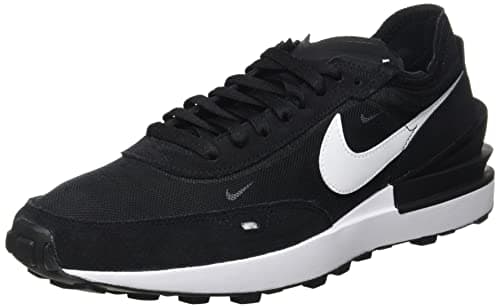 Image of Nike Women's Waffle One Gymnastics Shoe, Black/White-Orange, 2 UK