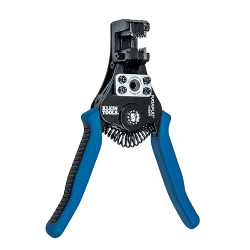 Image of Klein Tools 11063W Wire Cutter/Wire Stripper, Heavy Duty Automatic Wire Stripper Tool for 8-20 AWG Solid and 10-22 AWG Stranded Electrical Wire
