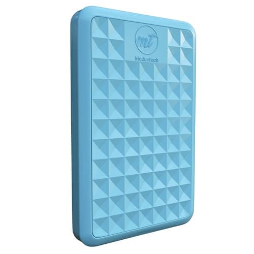 Image of ModusTech 500GB Portable External Hard Drive USB 3.0/Type-C – Slim High-Speed HDD for Backup, Storage, Gaming – Compatible with PC, Mac, Laptop, PS4, Xbox, Windows, MacBook, Smart TV (Blue, 500GB)