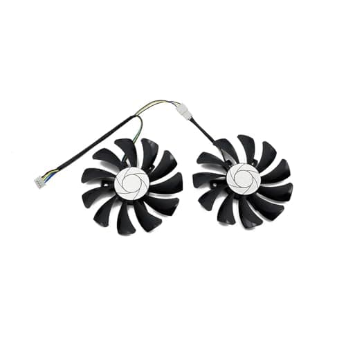 Image of PVUVTNAHW 2pcs P106 GPU VGA Cooler Fan Compatible For MSI GeForce GTX1060 GTX-1060-6GT-OC INNO3D Video Graphics Card