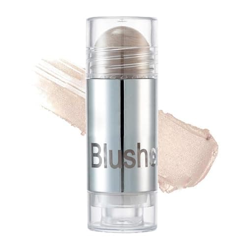 Image of GL-Turelifes Blush Stick Blush Cream Moisturizing, Highlighter&Trimming Rouge Pen, Glow and Mood Boosting Blushes Stick Cheek Makeup Adds Shimmer, Easy To Use (#01)