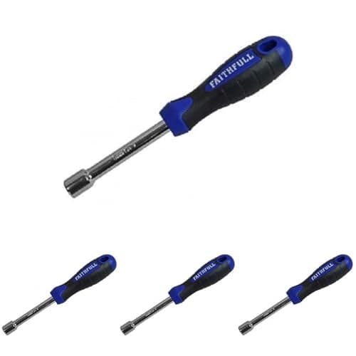 Image of Faithfull FAINS10125 Soft-Grip Nut Spinner 10mm - 125mm (Pack of 4)