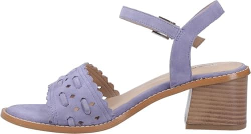Image of Hush Puppies Women's Lacie Heeled Sandal, Blue, 4 UK