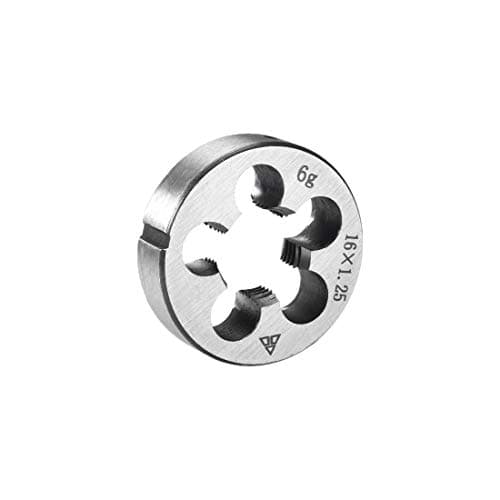 Image of sourcing map M16 X 1.25 Metric Round Die, Machine Thread Right Hand Threading Die, Alloy Steel Screw Thread Cutting Die