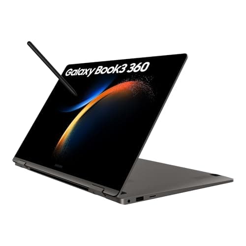 Image of Samsung Galaxy Book3 360 Wi-Fi Laptop, 13.3 Inch, 13th gen Intel Core i5 Processor, 8GB RAM, 256GB Storage, Graphite - Official