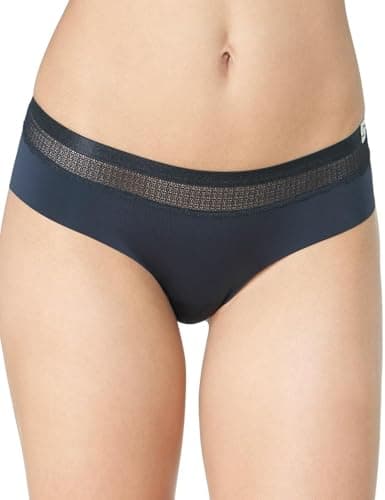 Image of S by Sloggi Women's Silhouette Low Rise Cheeky Hipster, Black, 10