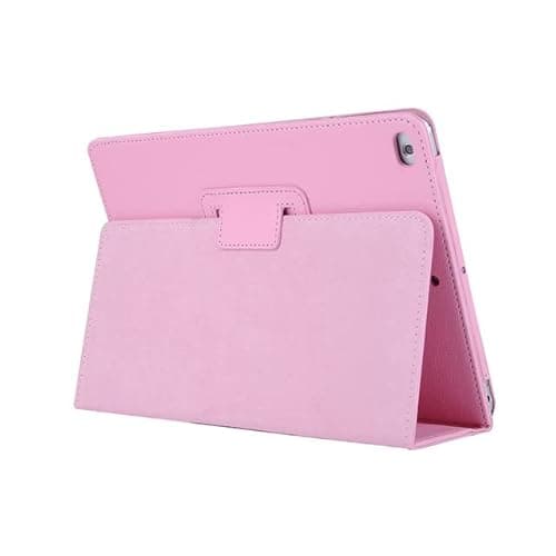 Image of Flip Folio Case For iPad Air 1 (2013), Air 2 (2014), iPad Pro 9.7 (2016) iPad 5th Generation 9.7-inch (2017) iPad 6th Gen 9.7" (2018) PU-Leather Stand Cover For 9.7" iPad, Auto Wake/Sleep (Baby Pink)
