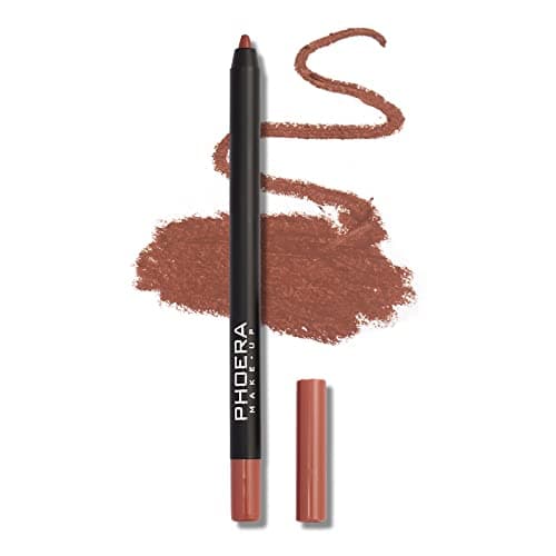 Image of PHOERA Longwear Lip Liner Pencil – Waterproof, Smudge-Proof, Creamy Matte Lipliner for Precise Lip Definition, Vibrant Lip Color, Full Coverage Lip Contour Pencil for Lipstick (003 Coconut)