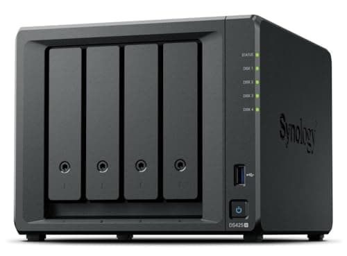 Image of Synology DiskStation DS425+ NAS/storage server Intel® Celeron® J4125 2 GB DDR4 0 TB - Black