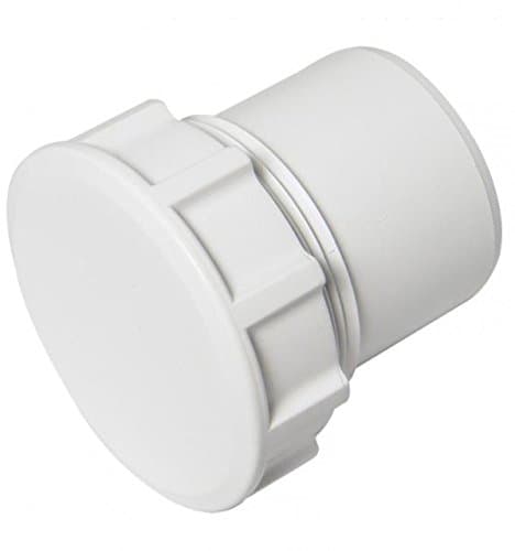 Image of FLOPLAST Solvent White 32mm (36mm) Waste Access Plug - Bag of 2