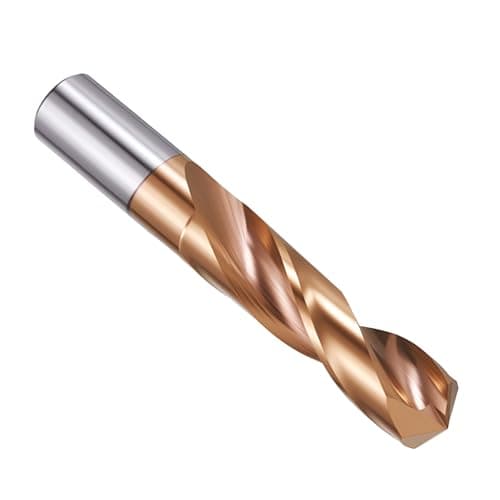 Image of PATIKIL 12.4mm Drill Bit, Carbide Twist Jobber Bits Straight Shank 130° for Drilling Hard Metal Alloy Steel Stainless Steel Titanium Alloys - 1 Pack