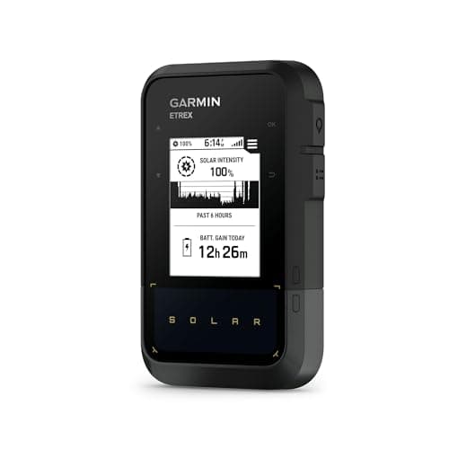 Image of Garmin eTrex Solar, Solar Powered Outdoor GPS Handheld, GPS Device for Hiking and Geocaching, Multi GNSS Support, Long Battery Life, 2.2" High Contrast Screen, Digital Compass