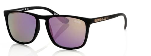 Image of Superdry SDS Shockwave, sunglasses with coloured rim Black Size: One size