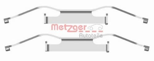 Image of METZGER Set for Disc Brake Pads Z 1680