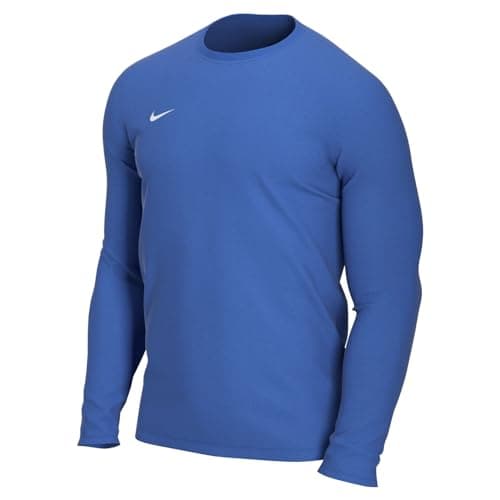 Image of NIKE Men's M Nk Dry Park Vii Jsy Ls T shirt, Royal Blue/(White), XL UK