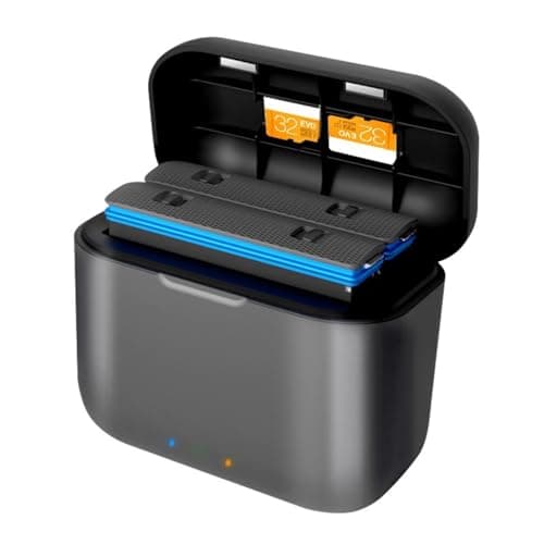 Image of Fast Battery Charger Hub for X3, Quick Portable Dual Channel Battery Charge Storage Station, X3 Charger Hub Only, with Type C Charging Cable