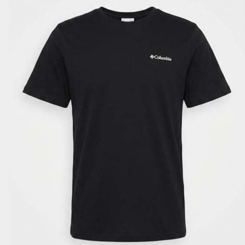 Image of Columbia Men's Basic Tee, Short Sleeve T-Shirt, Black, Medium