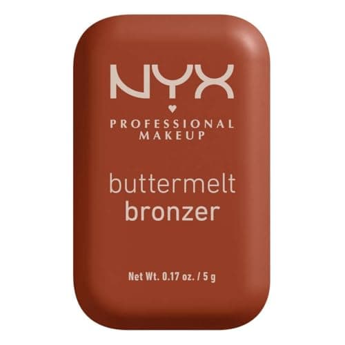 Image of NYX Professional Makeup Buttermelt Bronzer, Powder Bronzer, up to 12H Wear, Fade & Transfer Resistant, Infused with Mango, Shea & Alomd Butter, Vegan Formula, Butta Match