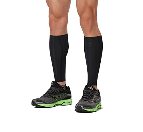 Image of 2XU Unisex MCS Compression Calf Guard UA3064, Black/Nero