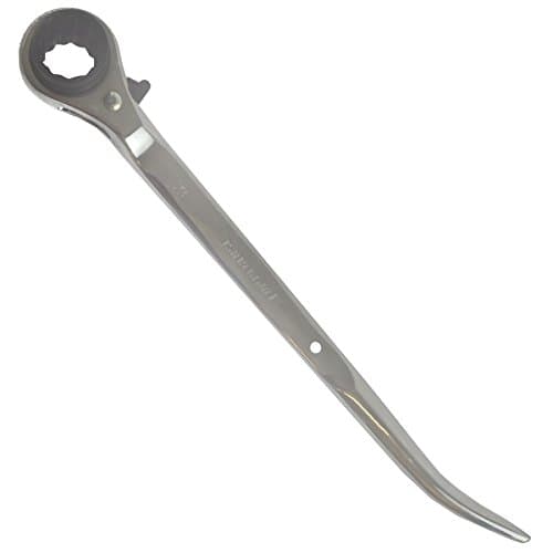 Image of AB Tools Scaffold Spanner Ratchet Podger 2 Way Bi-Hex Ratchet 21mm & 23mm Scaffolders