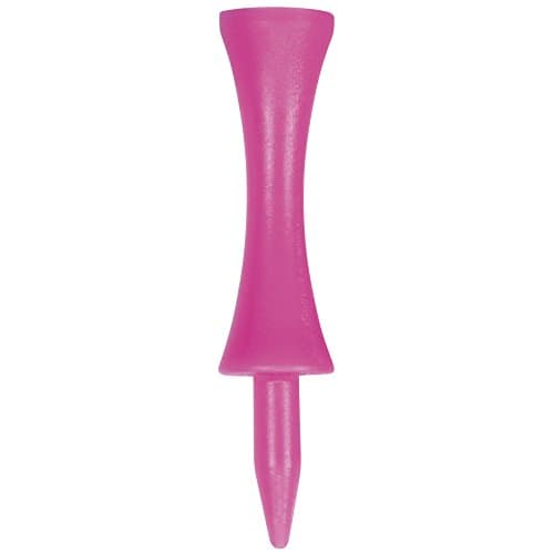 Image of Masters Golf Plastic Graduated Castle Tees Size 2 1/4" Pack of 25 Pink