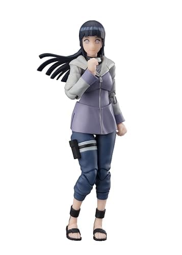Image of TAMASHII NATIONS S.H. Figuarts Naruto Shippuden Hyuga Hinata Noble White Sokai - Approx. 5.3 inches (135 mm), PVC & ABS Pre-Painted Action Figure