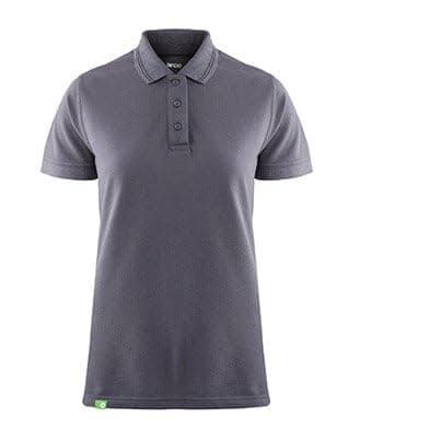 Image of Style It Up Womens Ladies Classics Polo Shirt Short Sleeve Dry Touch Pique Plain Casual Wear Polo T-Shirt (Convoy Grey, 12)