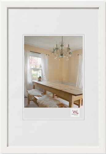 Image of walther design Picture Frame Polar White 24 x 30 cm Peppers Wooden Frame BP430V