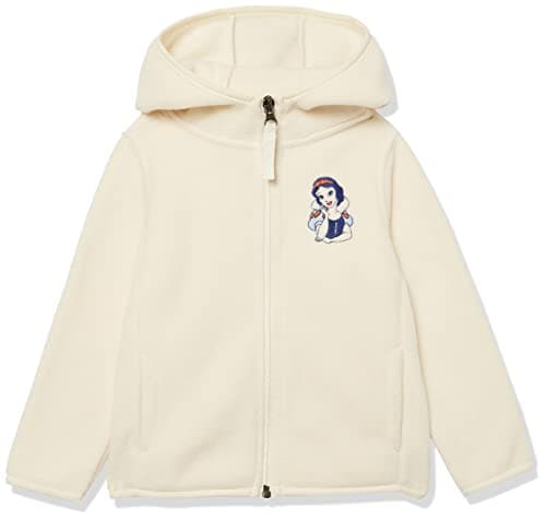 Image of Amazon Essentials Disney | Marvel | Star Wars | Princess Girls' Polar Fleece Full-Zip Hoodie Jackets, Snow White, 11-12 Years