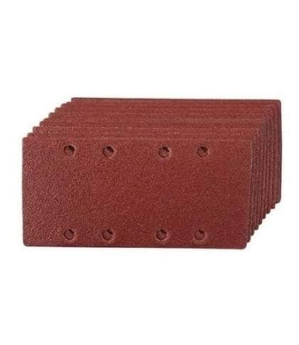 Image of Vewerk 120 Grit Sanding Sheet 1/3 Sander 93mm x 190mm Hook and Loop 10pk 8178