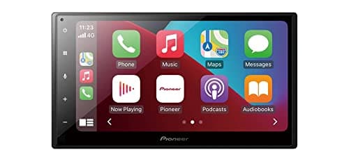 Image of Pioneer SPH-DA160DAB Mechafree 6.8” Capacitive touchscreen multimedia player with Apple CarPlay, Android Auto and USB Mirroring for Android. Bluetooth, DAB/DAB+ Digital Radio, 13-band GEQ.