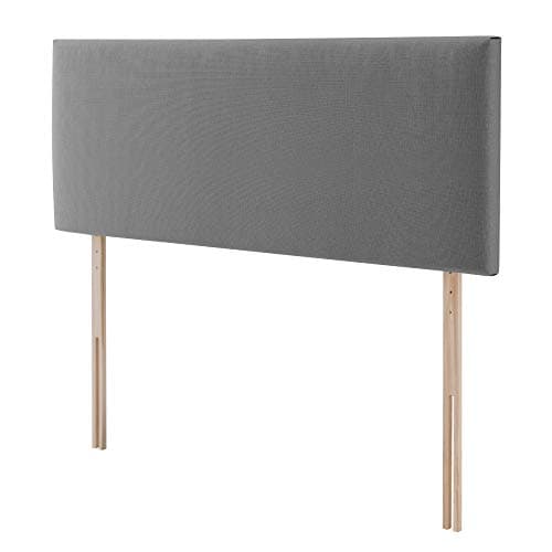 Image of Silentnight Paris Upholstered Headboard, Slate Grey Fabric, Single
