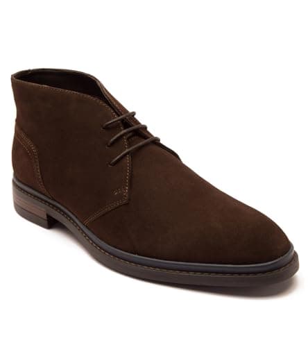 Image of Thomas Crick 'Santiago' Men's Suede Chukka Ankle Lace-up Leather Boots