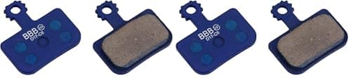 Image of BBB Cycling Disc Brake Pads Organic Compound SRAM & Avid compatible Cross Country Use Easy To Install DiscStop HP BBS-443, Blue (Pack of 2)