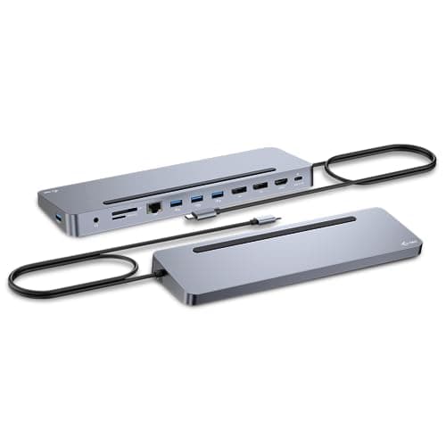 Image of I-TEC USB-C ERGO 3X LCD DOCK METAL ERGONOMIC 4K DOCK PD 100 W